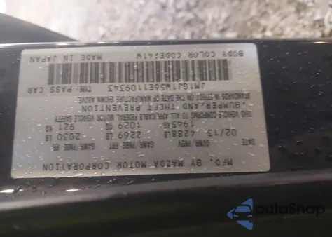 2014 Mazda Mazda6 I Grand Touring from USA, damaged, VIN JM1GJ1W56E1109343